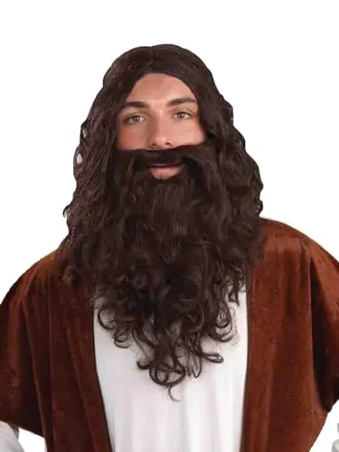 Forum Biblical Wig and Beard Set in Brown