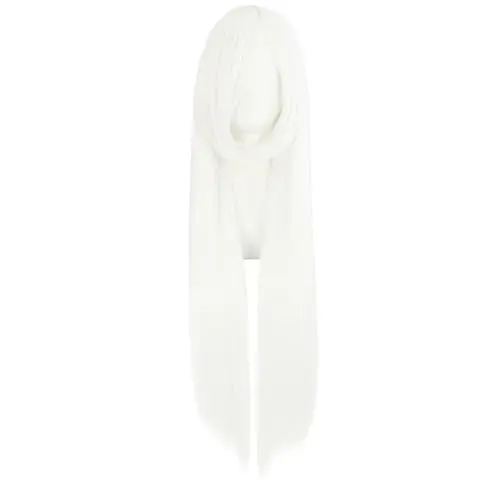 MapofBeauty 32 inch long straight white anime cosplay wig