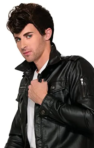 Rubie's 50s Greaser brown wig product image