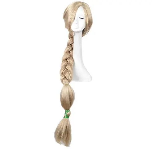 Yuehong 47-inch Long Blonde Braided Wig product image