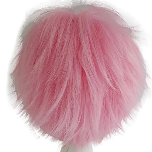 Aicos Spiky Layered Anime Wig in Baby Pink