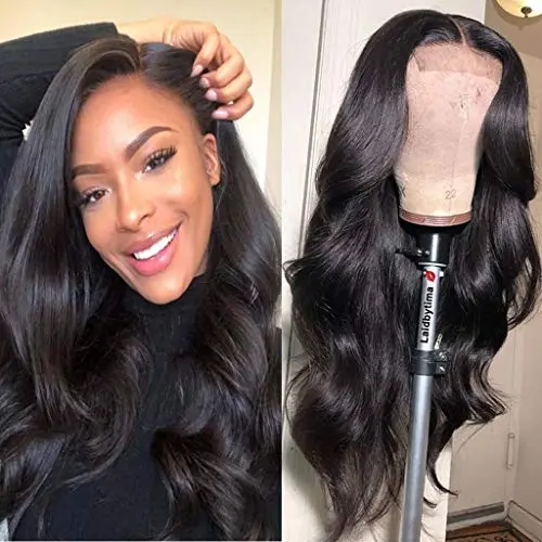 Nobel Hair Brazilian Virgin 360 Lace Frontal body wave wig