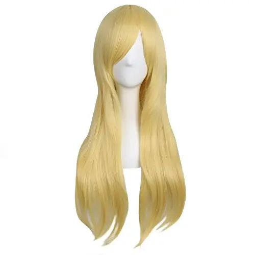 MapofBeauty Cosplay Curly Gold Wig