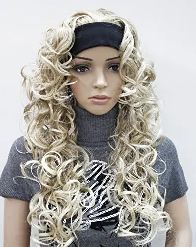 Wiginway Light Blonde Headband Wig - Budget Blonde Curls