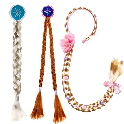 Party Chili princess braided headbands set