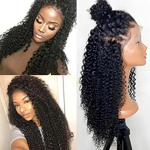 Shengji Hair 13x6 lace frontal wigs for black women pre plucked glueless Brazilian remy straight 180 density