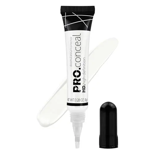 L.A. Girl HD Pro Conceal Corrector in Flat White with brush-tip applicator