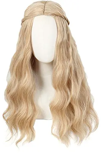 Linfairy Long Wavy Blonde Wig