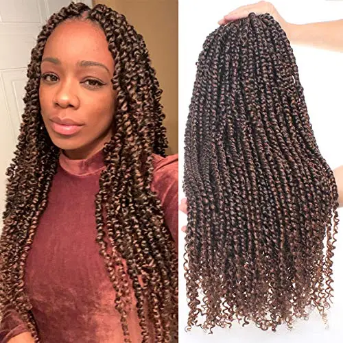 Leeven 22-inch passion twist crochet hair in ombre colour T30