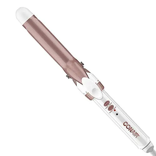 Conair Double Ceramic 1-inch curling iron in rose gold