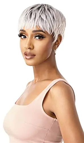 WIGPOP Nola human hair full wig in off-black with a curly texture