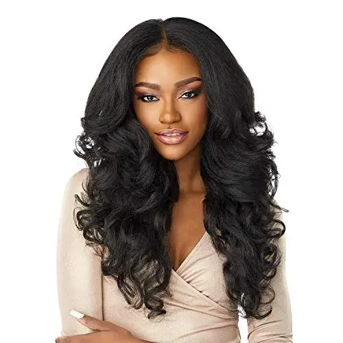 Sensationnel Latisha 13x6 lace front curly flamboyage blonde wig