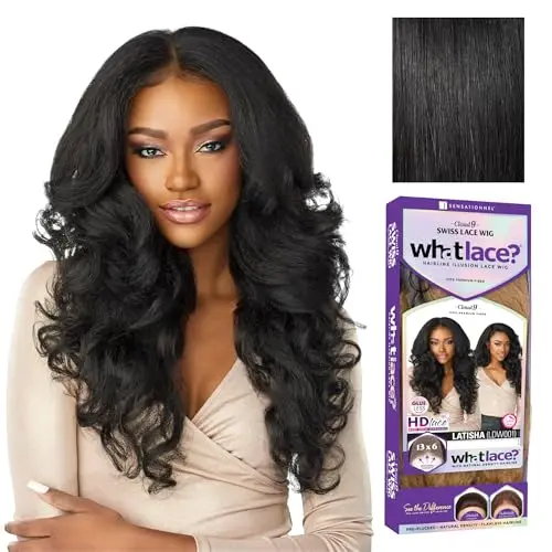 Sensationnel Cloud9 What Lace Latisha 13x6 lace front wig in jet black