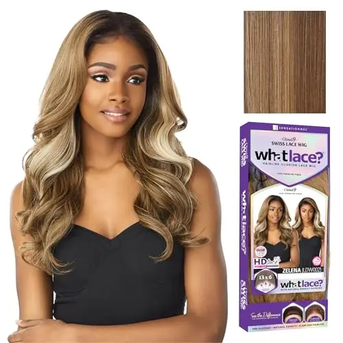 Sensationnel Synthetic Cloud9 What Lace Wig Zelena Flamboyage Blonde, wavy style