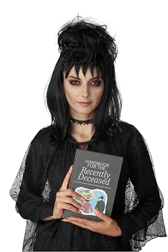 California Costumes Beetle Girl black Halloween wig