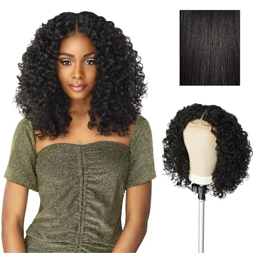 Sensationnel Synthetic HD Lace Front Wig Butta Unit 5 1B Off Black