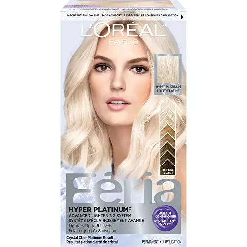 L'Oreal Paris Feria Hyper Platinum hair bleach kit