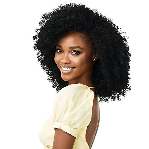 Outre Converti-Cap Bahama Mama off black coily wig shown with breathable cap