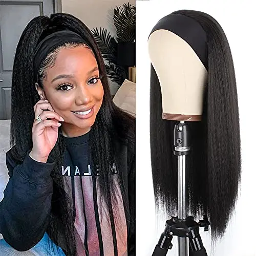 Xtrend 22 inch yaki straight synthetic headband wig
