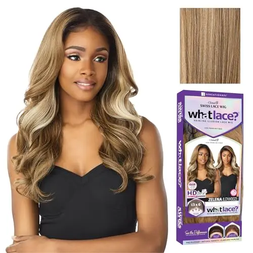Sensationnel Zelena 13x6 lace front wavy flamboyage sand wig