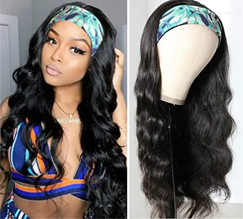 TNICE Body Wave Headband Wig Human Hair 18 Inch