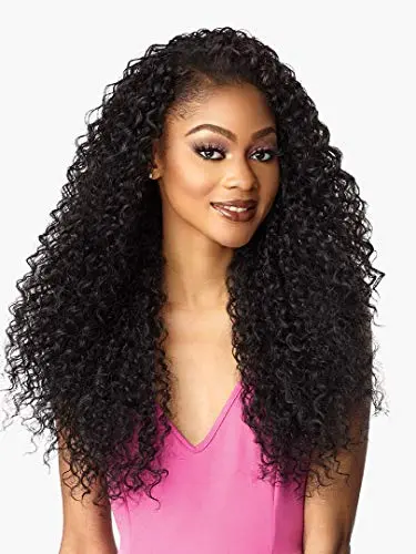 Sensationnel Instant Weave IWD 005 Jet Black Synthetic Half Wig Drawstring