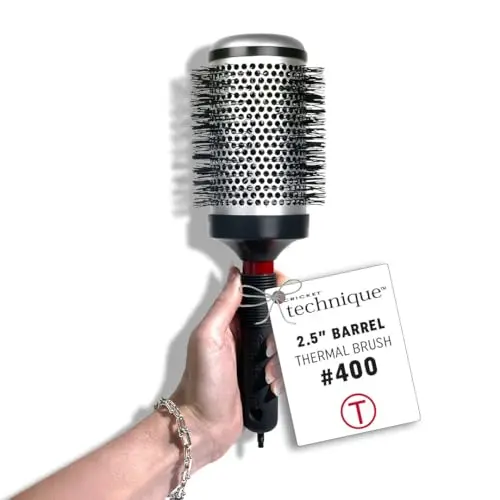 Cricket Technique Thermal Hair Brush #400 silver round brush