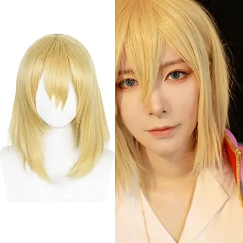 CPWGSM short blonde Howl cosplay wig