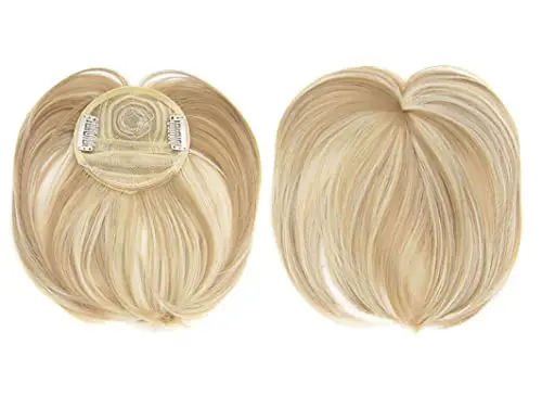 Faringoto clip-in hair topper with bangs in F18/613 light colour