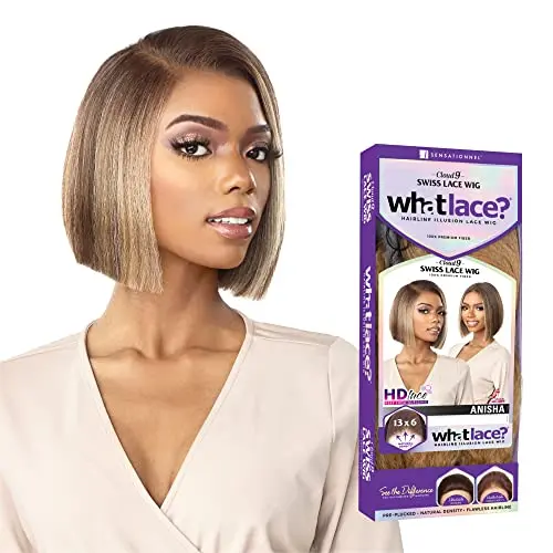 Sensationnel What Lace Anisha 13x6 balayage caramel HD lace front wig