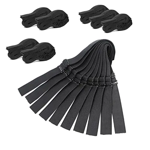 JIUSERLU black adjustable elastic bands for wig making