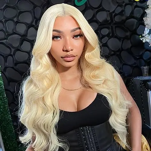 AFBeauty 613 Blonde Glueless Lace Front Wavy Wig