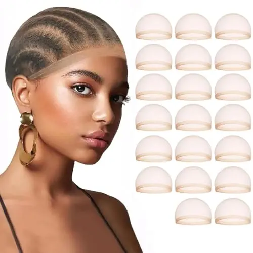 mscoco HD wig caps 20 pieces sheer