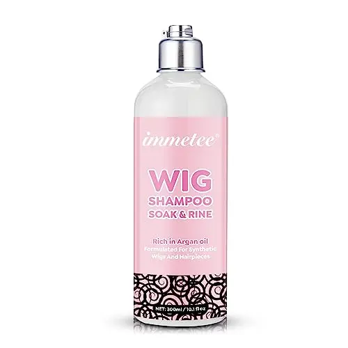 immetee 2-in-1 shampoo and conditioner bottle for synthetic wigs