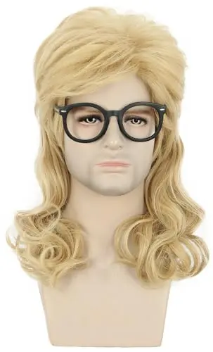 Karlery Long Curly Blonde Wig