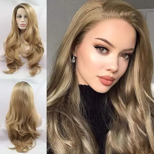 AFBeauty honey blonde lace front wig with glueless fit