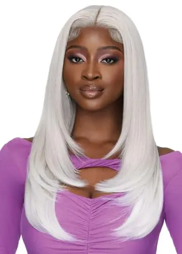 Outre Swoop 1 synthetic lace front wig with pre-styled volume lift and HD lace