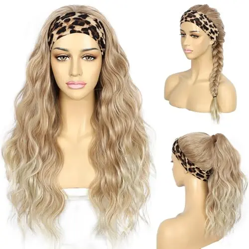 Sapphirewigs honey blonde headband wig