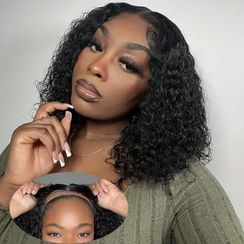 Rebasar Deep Wave 4x4 HD Lace Closure Wig