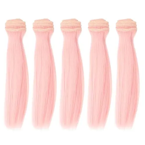 PATIKIL 15cm Doll Wig 5-Pack