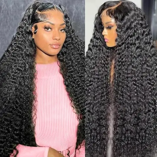 GARAXIS 13x6 30 inch deep wave lace front human hair wig