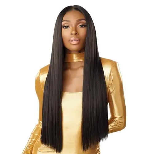 Sensationnel Butta HD lace front wig in 1 jet black with pre-plucked hairline