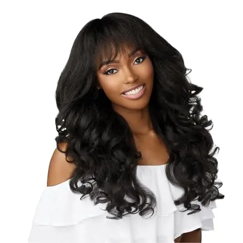 Sensationnel Dashly Wig Unit 21 synthetic easy wear non lace cap in off black
