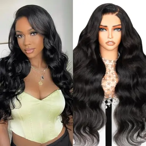 Arabella 26 inch 5x6 HD lace body wave closure wig