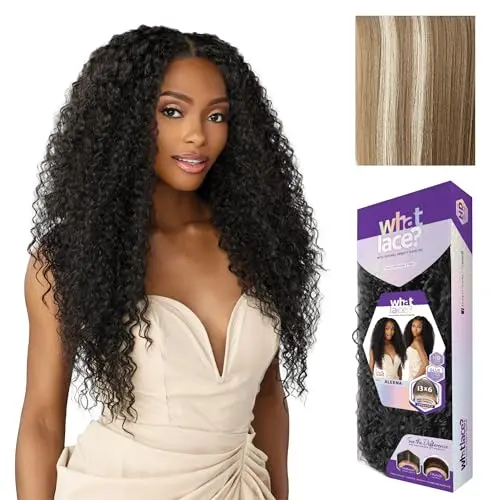Sensationnel Aleena 13x6 lace front balayage light ash blonde wig