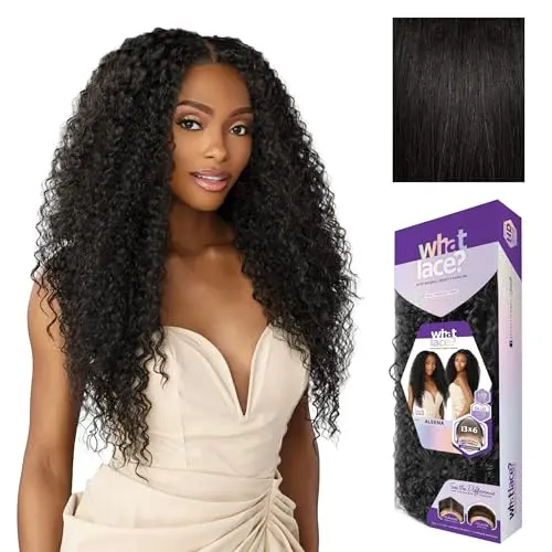 Sensationnel What Lace Aleena glueless synthetic curl wig