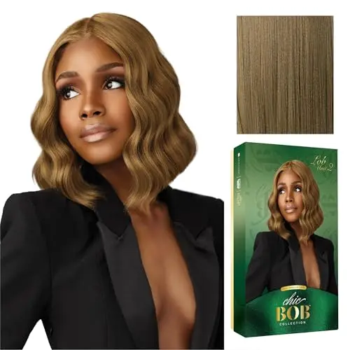Sensationnel Chic Bob Lob Unit 2 synthetic lace front wig with HD lace