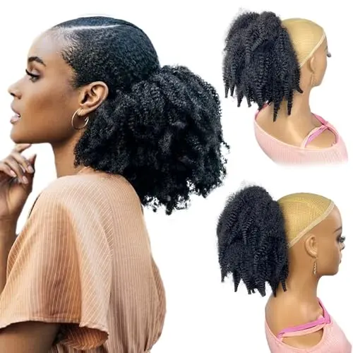 Product image of VAVANGA Short Marley Hair Drawstring Ponytail