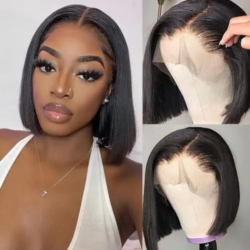 Queenset 13x4 lace front glueless bob wig