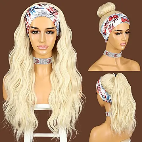 Sapphirewigs 613 Blonde Body Wave Headband Wig